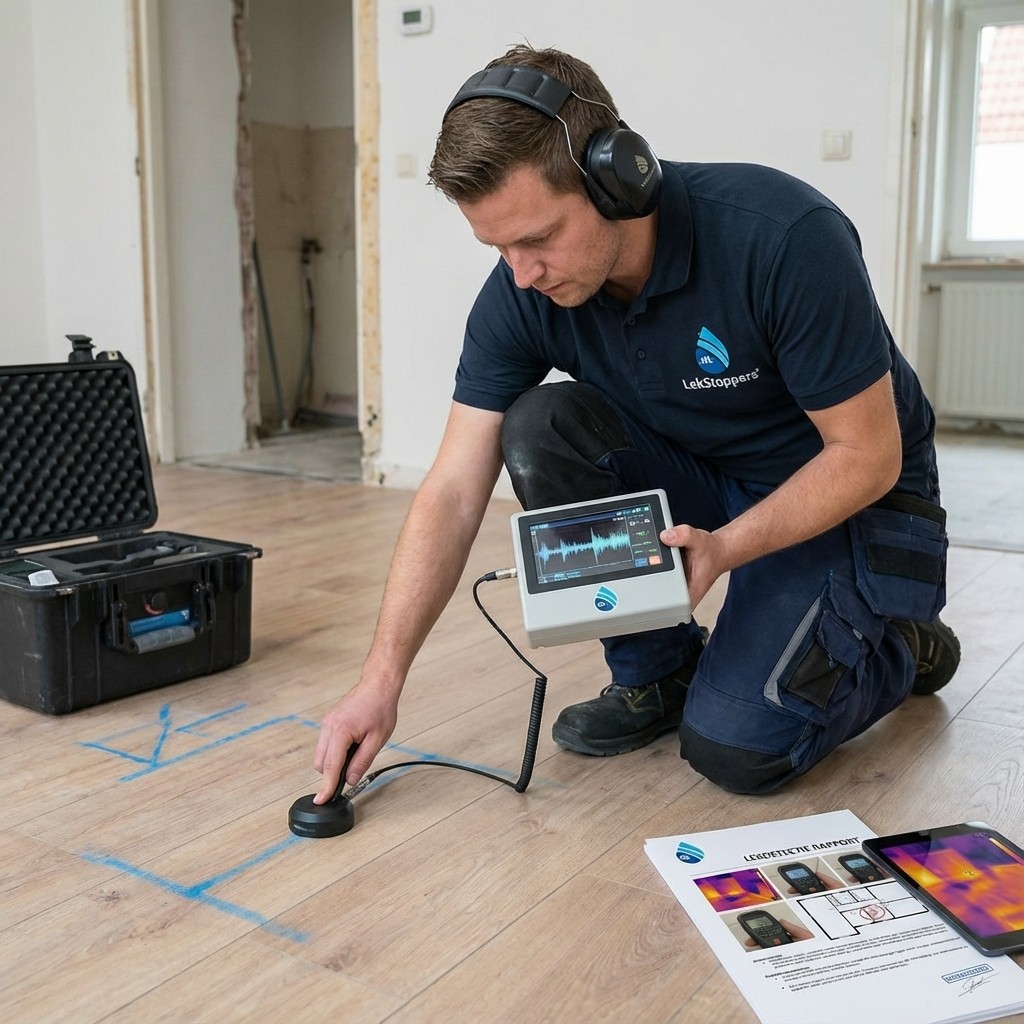 Akoestisch onderzoek lekdetectie