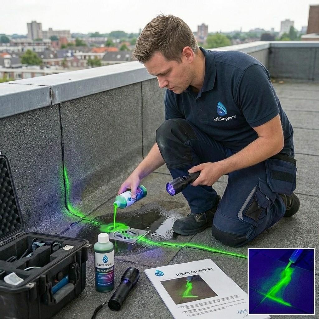 Kleurstofmethode lekdetectie