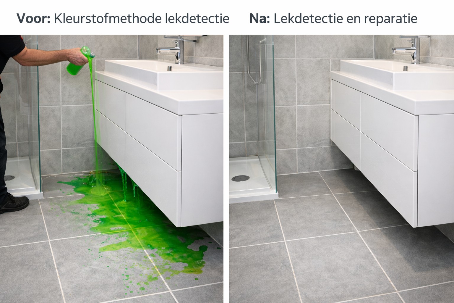 Kleurstofmethode lekdetectie: De oplossing voor lekkages in jouw woning of bedrijf